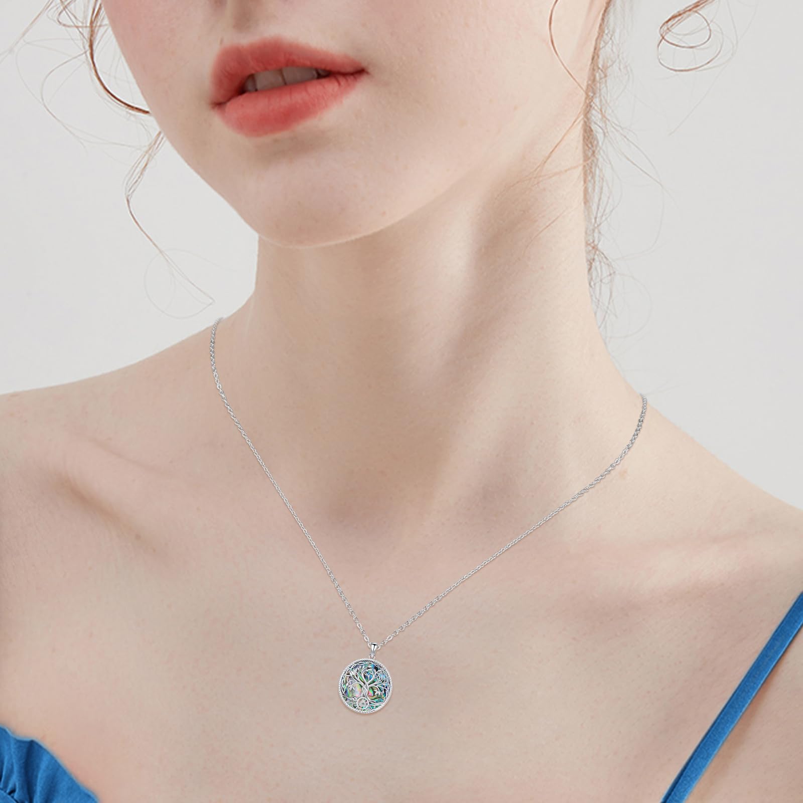 TRISHULA Fee Halskette 925 Sterling Silber Gänseblümchen Gänseblümchen Zirkonia Einzigartige Zierliche Niedliche Halskettes Schmuck Geschenke Für Frauen