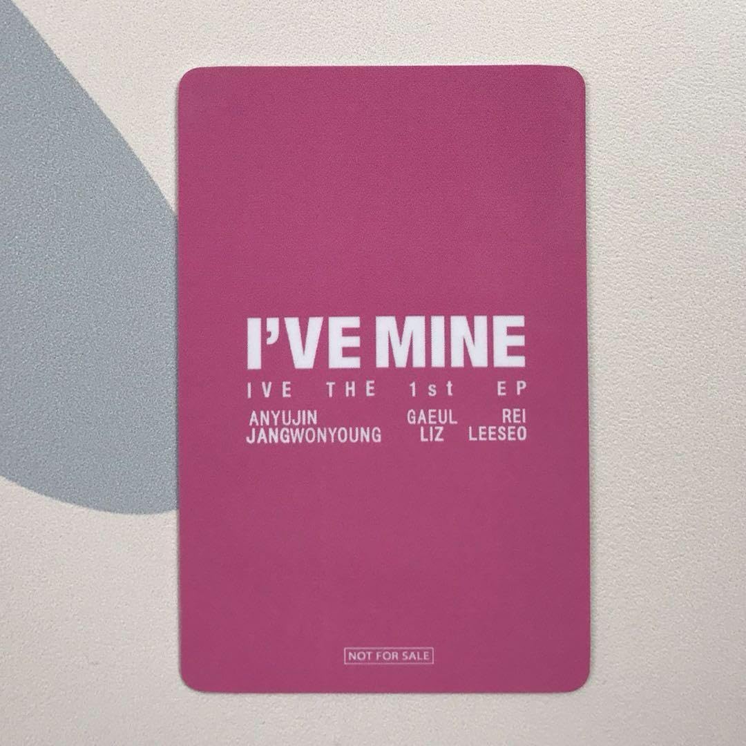 Amazon.co.jp: IVE 1/31 福岡会場限定 特典mine ウォニョントレカ  