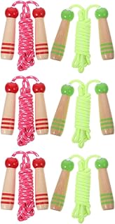 Toddmomy 6 pcs cartoon skipping rope kids skipping rope kids jump Rope adjustable jumping ropes jump rope for kids skipits for kids jump ropes for kids Portable Skipping Ropes cable yoga