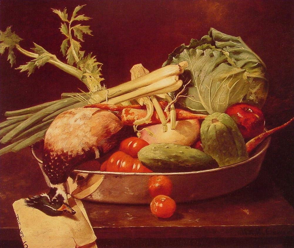 Amazon.co.jp: 18 枚の絵画 野菜の静物画 印象派 ウィリアム