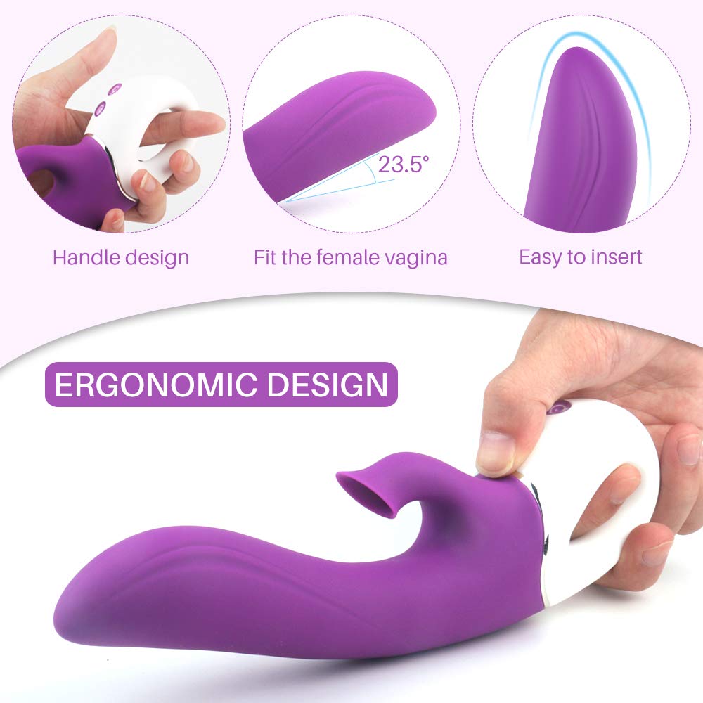 Sexy Toysfor Woman Licking Tongue Whisper Quiet, Waterproof, Wireless Massaging Toys,Clitorial Sucking Vibrate Clitorial Sucking Toy for Women Adullt Toys for Women Pleasure Toys with LED Shining