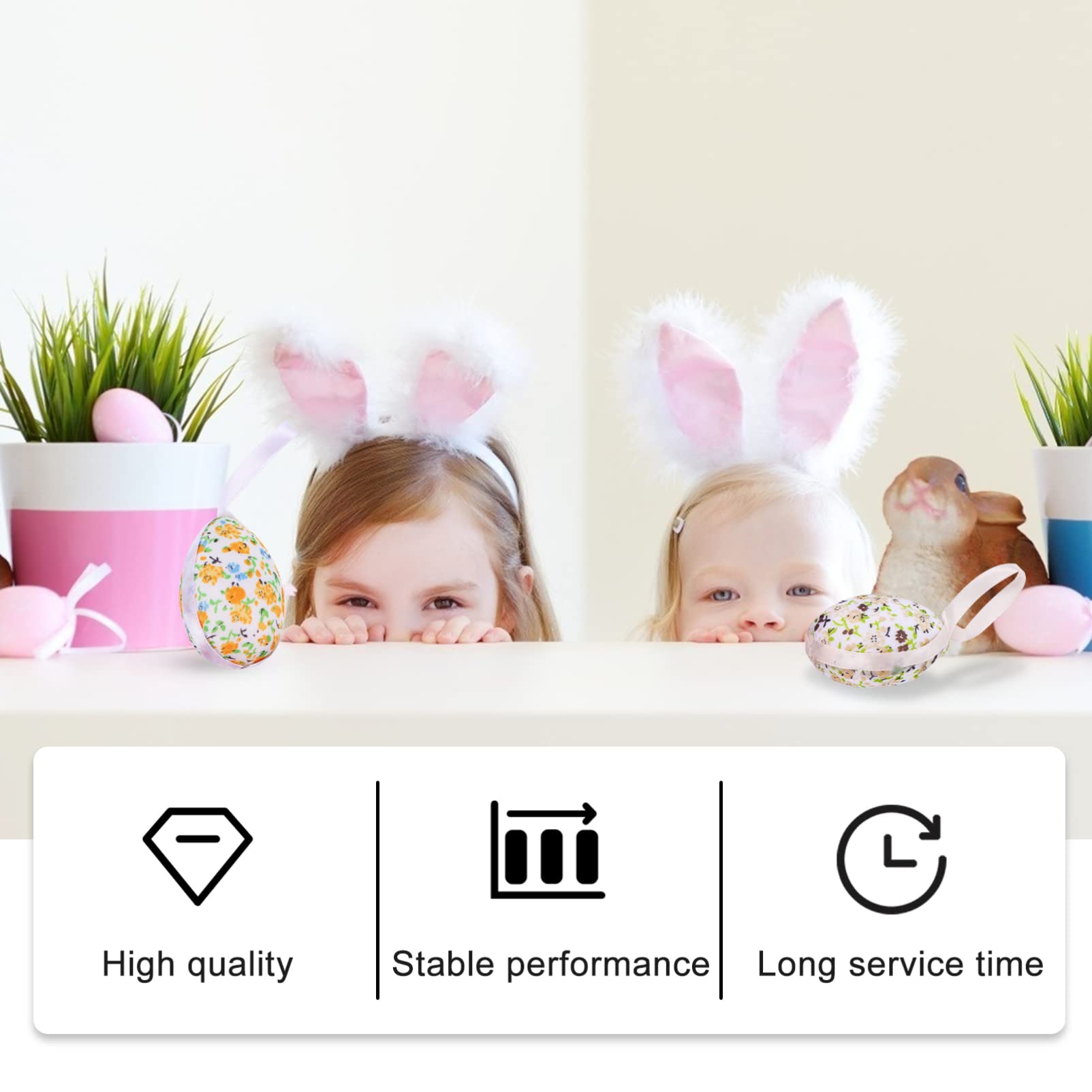 PRETYZOOM 2 Sätze Ostereier Gesprenkelte Eier Farbige Eier Aufhängen Künstliche Eier Easter Egg Decoration Osterparty Dekoration Osterei Hängende Dekoration Osterschmuck Stoff 27 Stück * 2