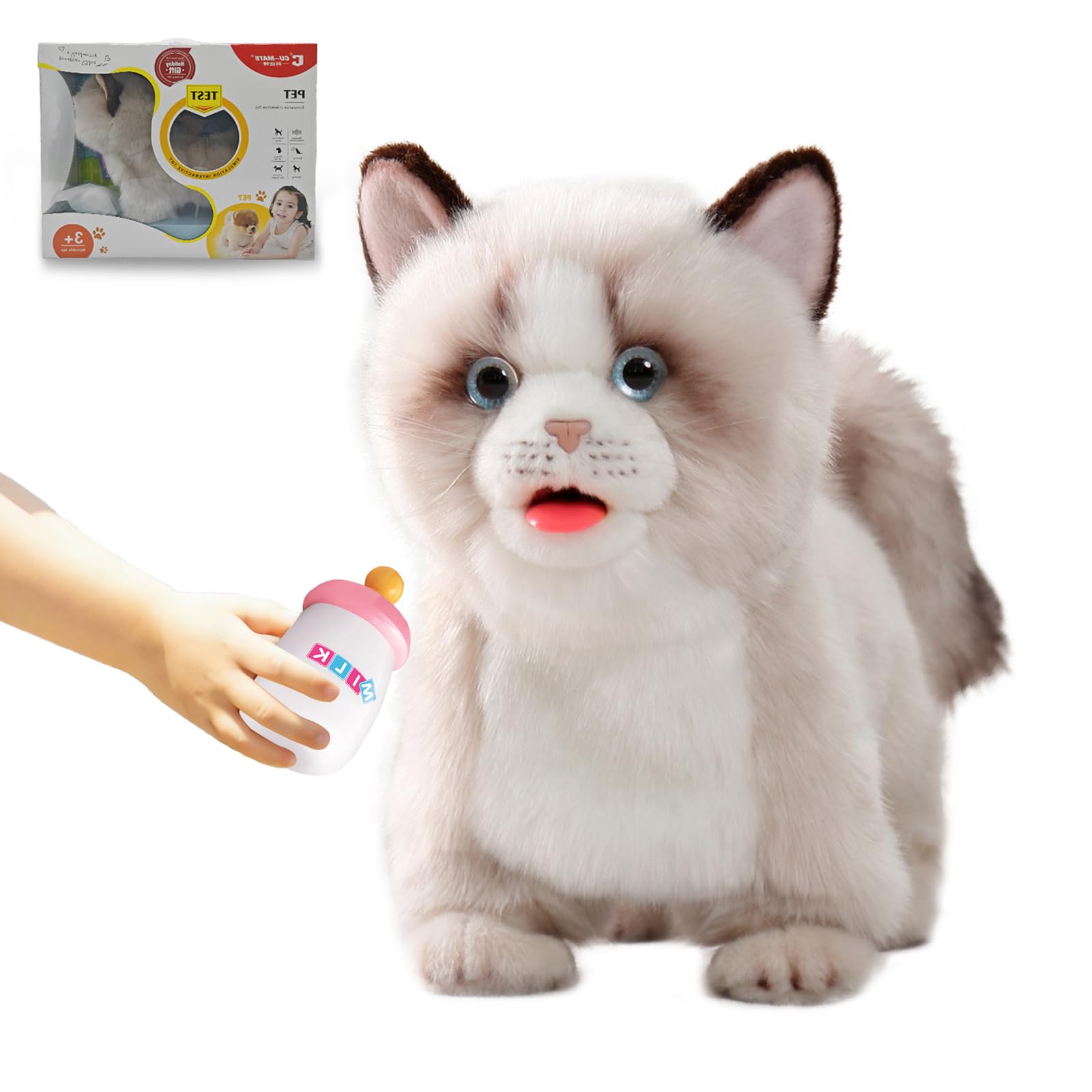 ボディクリーム ragdoll Amazon.com: CU-MATE Electronic Stuffed Walking Cats, Realistic