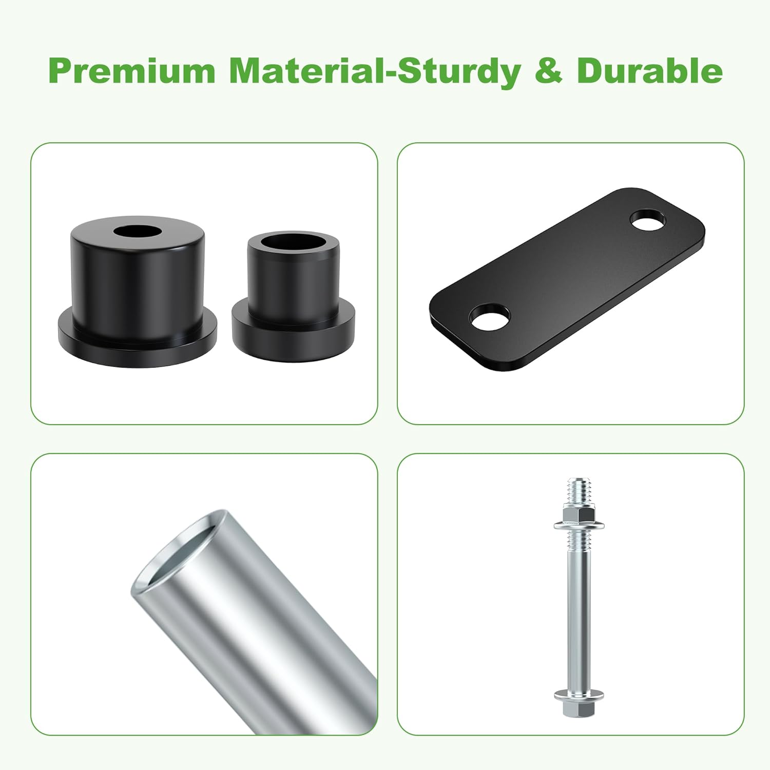 10L0L Complete Rear Leaf Spring Bushing Kit for EZGO RXV 2008-up Electric & Gas Golf Cart