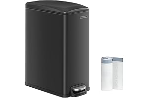 Sleek and Convenient: Slim Trash Can for Narrow Kitchen Spaces