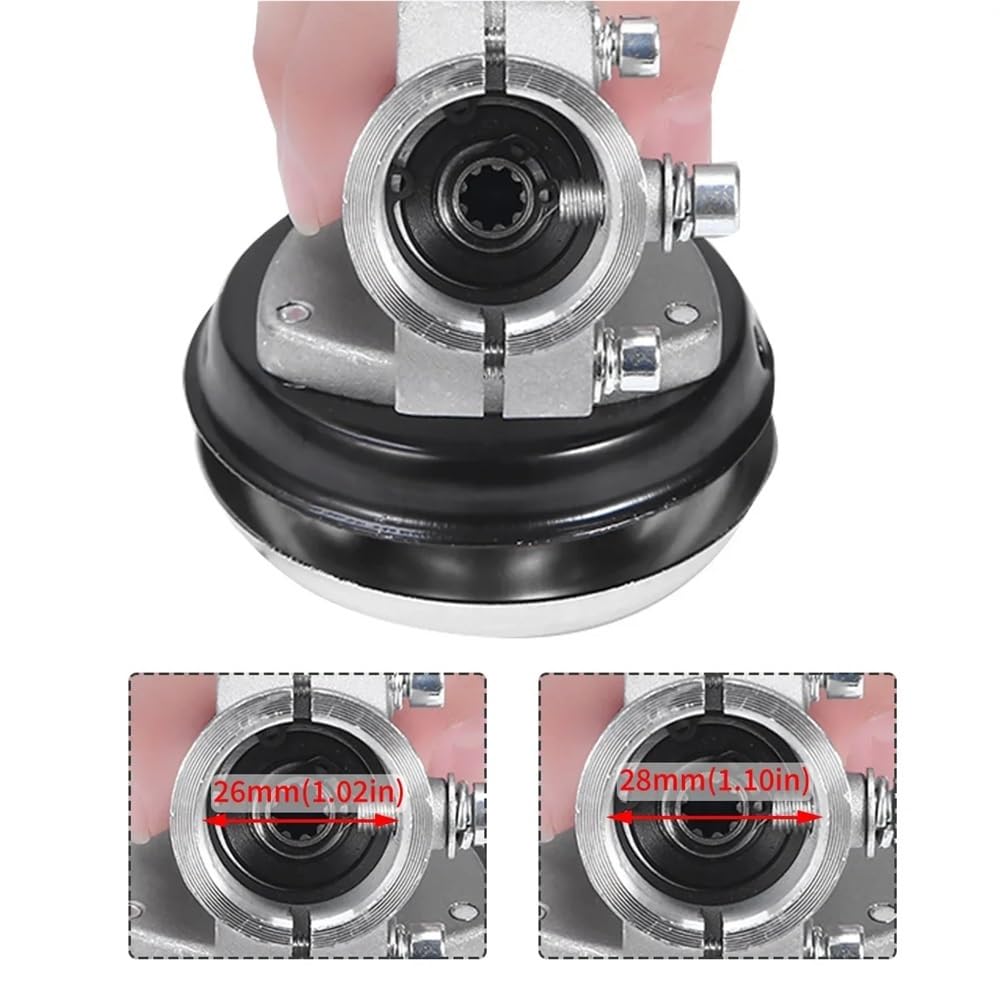 Compatible con Caja De Engranajes 26 Mm, 28 7 Y 9 Dientes, Cabezal Engranaje For Desbrozadora, Reemplazo Cortacésped, Piezas Herramienta Jardinería Parte(28mm 7t)