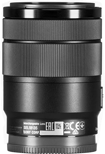 Miniatura 5 de Sony Lente OSS E de 0.709-5.315 in f/3.5-5.6 (SEL18135) + kit de filtro + mochila + tarjeta de 64 GB + lector de tarjetas + trípode flexible +