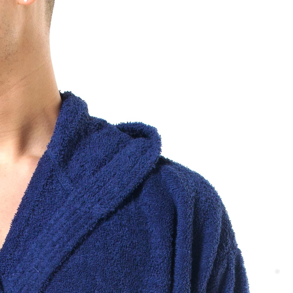 Top Towel - Élégant - Peignoir à capuche pour Femme et Homme 100% Coton, 500 g/m² - Doux et Absorbant pour Douche, Spa et Piscine