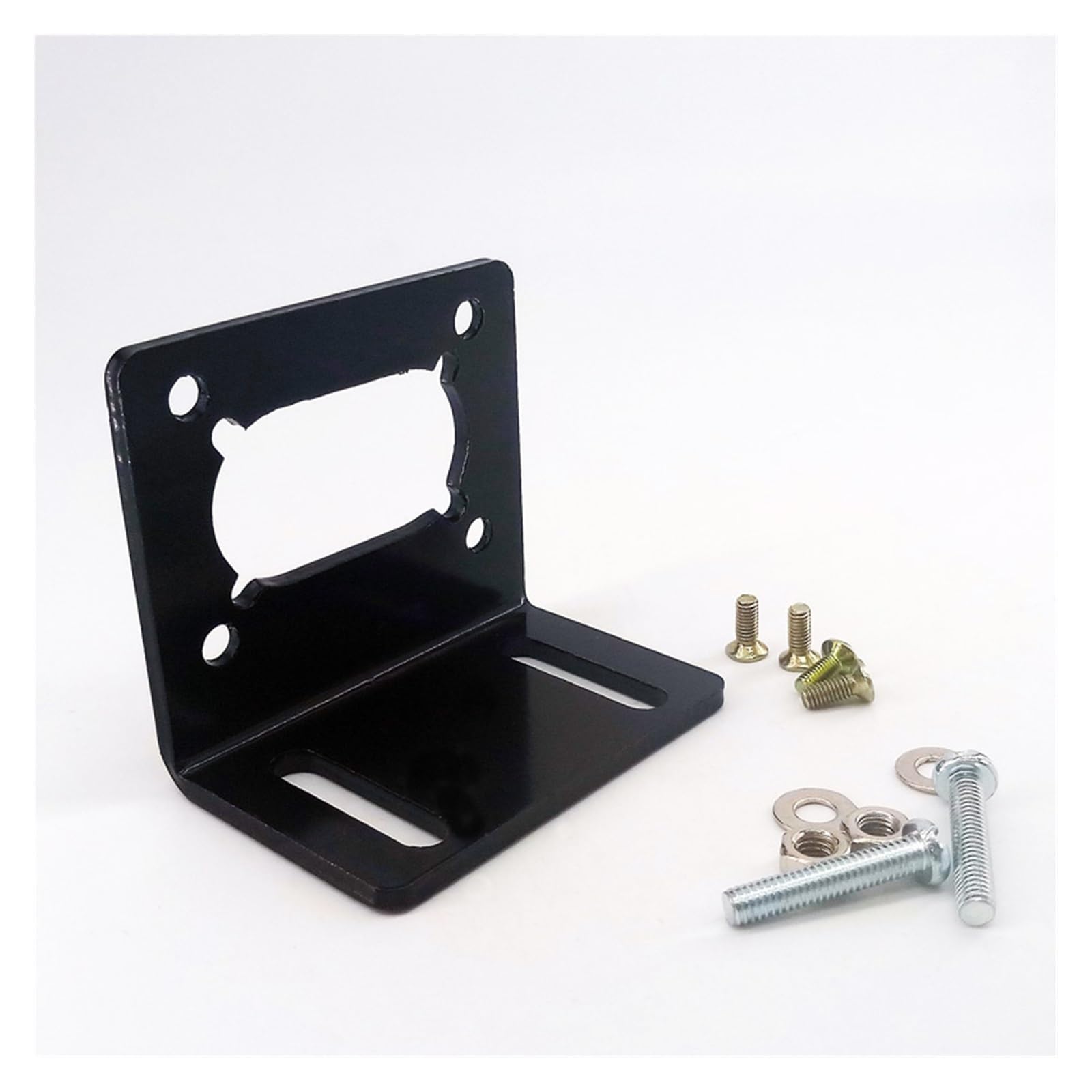 SEWACC 2 Pack 23 Motor Mounting Bracket Durable Powder Coated with Screws Included Degrees Center to Center Mounting for Stepping Motors