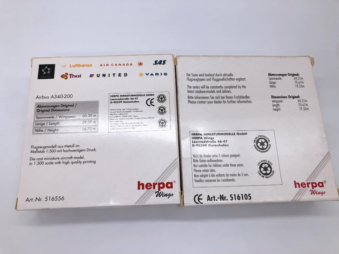Amazon.co.jp: 5309他13新飛行機模型 herpa scale1:500 全14機 : おもちゃ