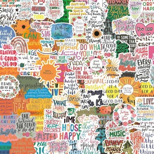 100pcs Inspirational Stickers, Motivational Quote...