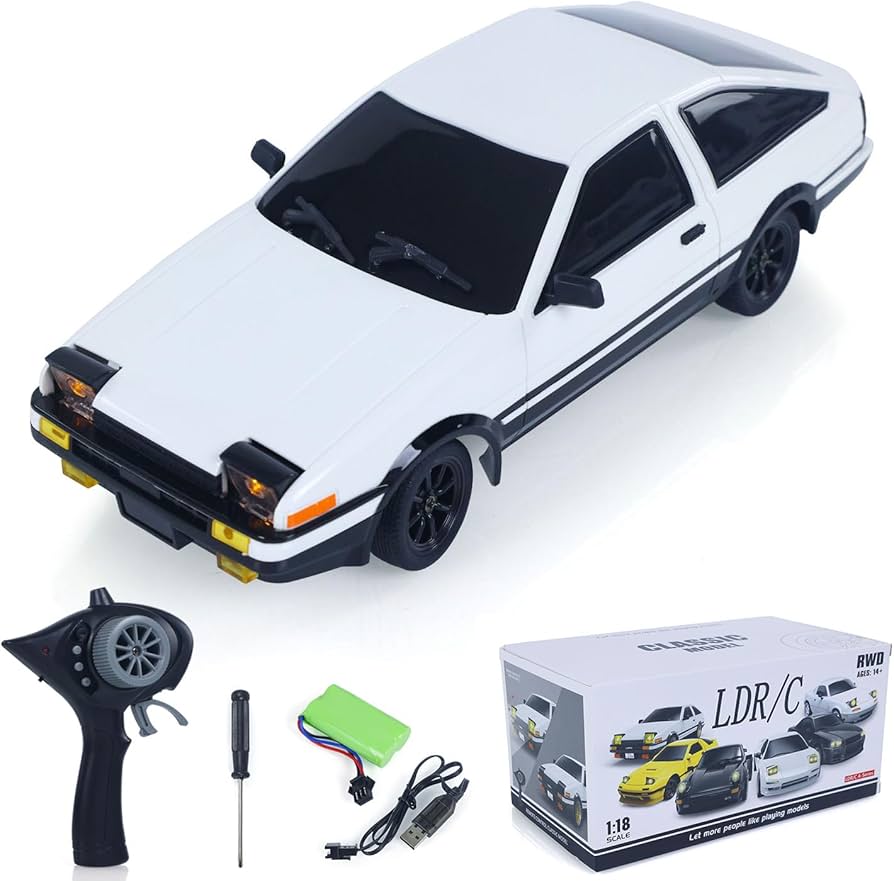 Amazon.co.jp: wheelfun 1/18 LDRC 2.4G リモコン ドリフトカー AE86