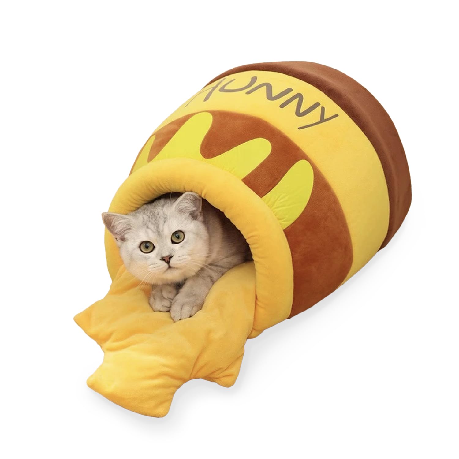 Amazon | [PB:KS] 猫 ハウス ハニーポット型 キャットハウス 暖かい