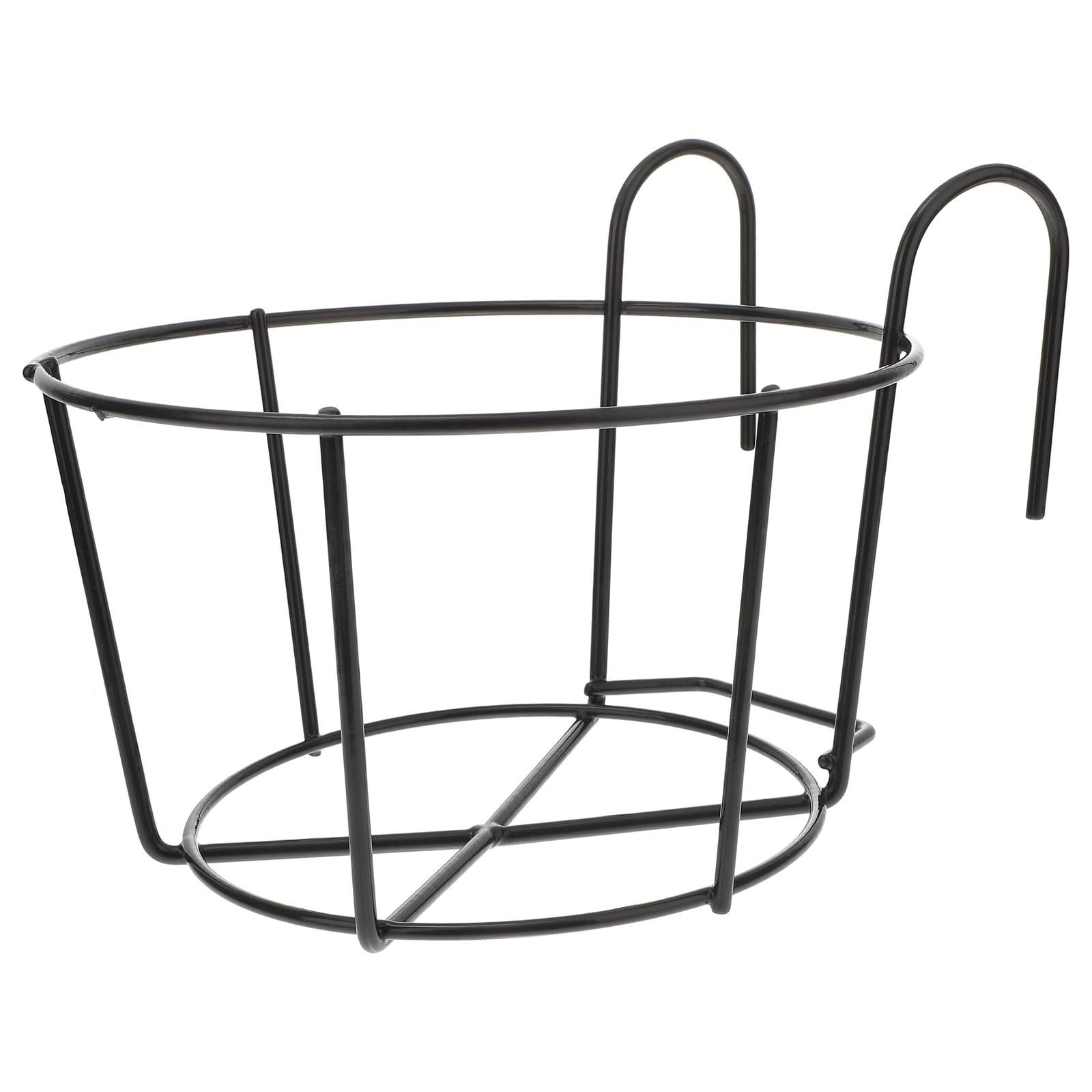 Alasum Iron Guardrail Planter Storage Holder, Retro Hanging Flower Pot Rack