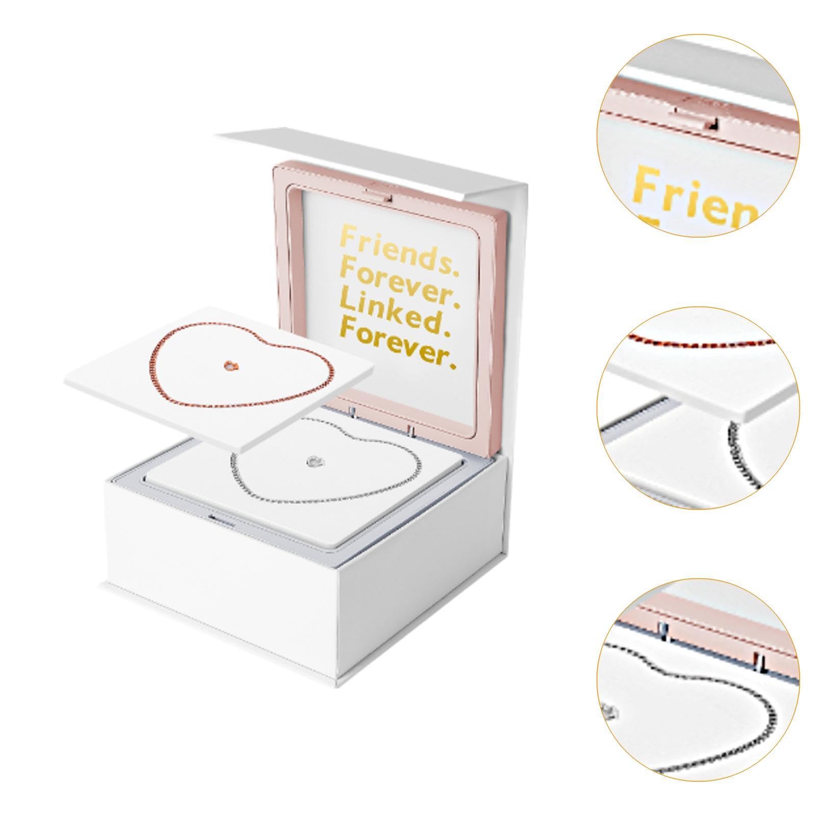 Colcolo Kit de Bracelet Permanent, Bricolage, Bracelet Verrouillé, Portable, Romantique, Cadeaux pour Couples, pour La Saint-Valentin, Activité de Date