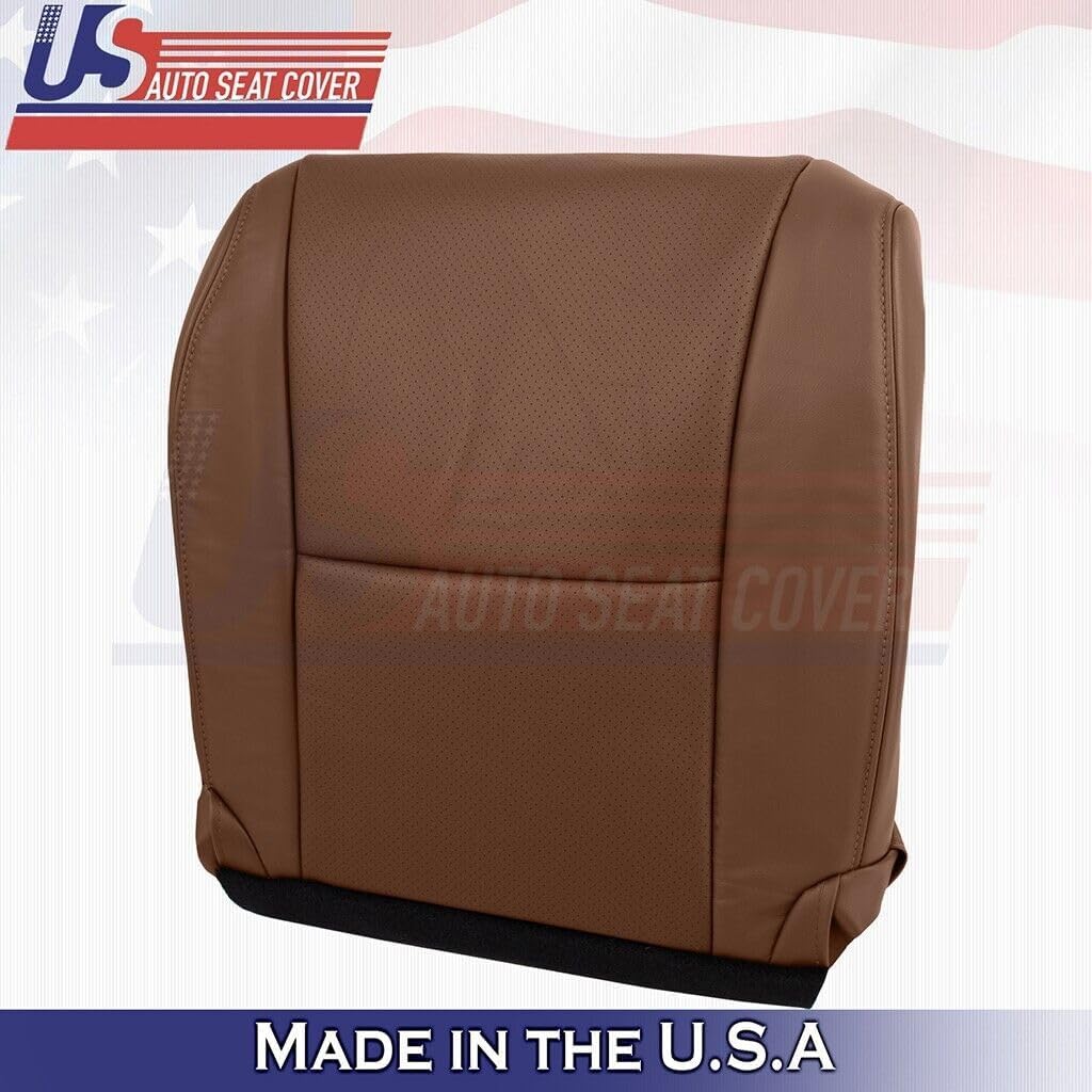 US Auto Seat Cover U.S.AutoSeatCover 2013 2014 2015 Compatible with Lexus RX350 Passenger Bottom Perfitsated Leather Cover Saddle