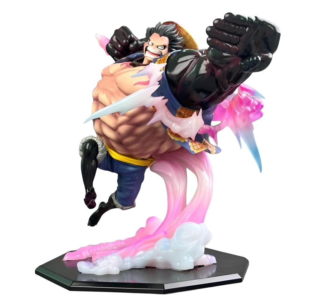One Piece Luffy Gear 4 Premium Action Figure, 29 cm, Collectible Anime Statue Toys & Games