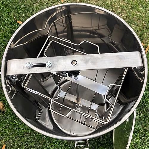 BACHIN Honey Extractor (Upgrades)- 2 Two Frame Stainless Steel Manual Crank Honey Extractor Equipment, Honey Bee Spinner Beekeeping - Image 5