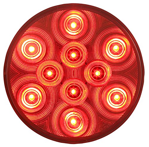 Luz LED roja redonda sellada 4 pulgadas Optronics miniatura 1