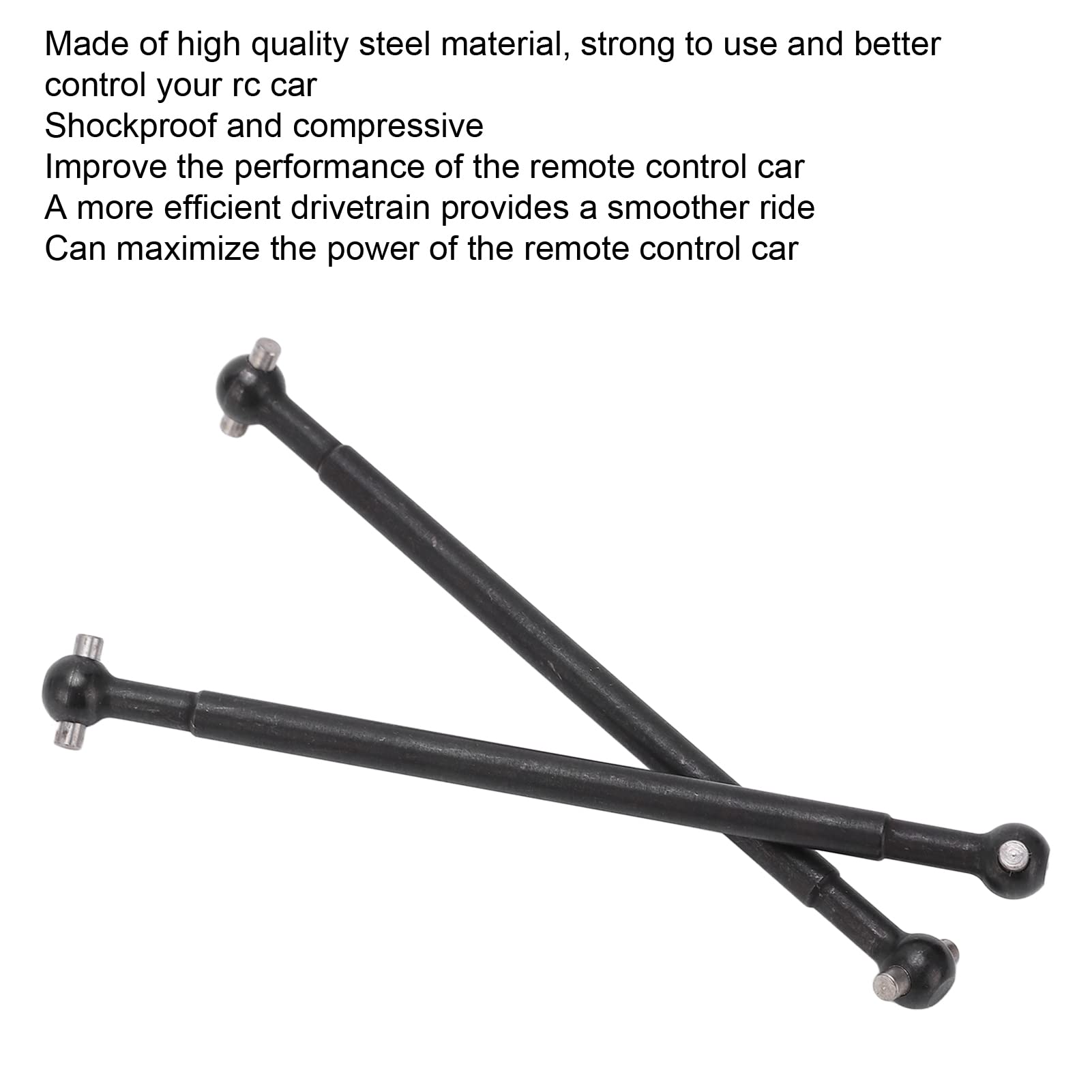 Nimomo Rear Drive Shaft, 2Pcs Metal Steel Drive Shaft Dogbone Parts for ZD Racing 1/7 DBX‑07 RC Car Upgrade Parts - Image 4