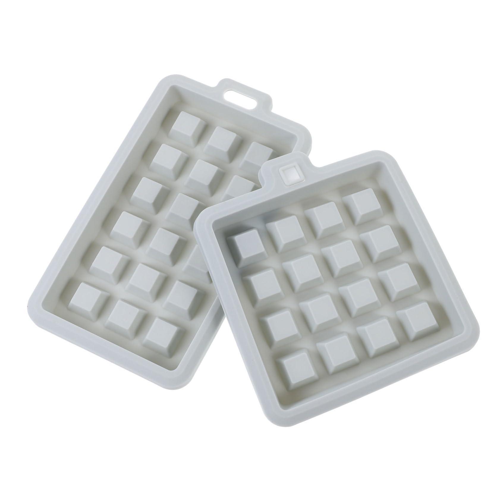 GRIRIW 2Pcs Silicone Waffle Mold and Cake Making Molds for Baking Non Stick Waffle Maker Molds for Desserts and Food
