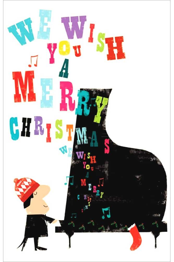 Piano Boxed Christmas Cards