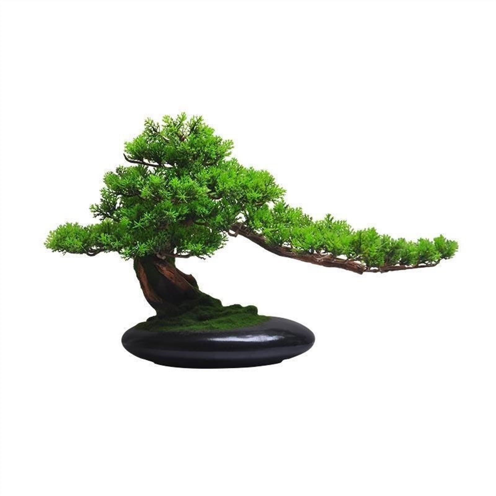 DFGHNBVC Artificial Bonsai Tree Beautiful Pine Tree Bonsai Ornaments Living Room Simulation Greenery Potted Plants Office Fake Tree Bonsai Decorative Ornaments Artificial Bonsai