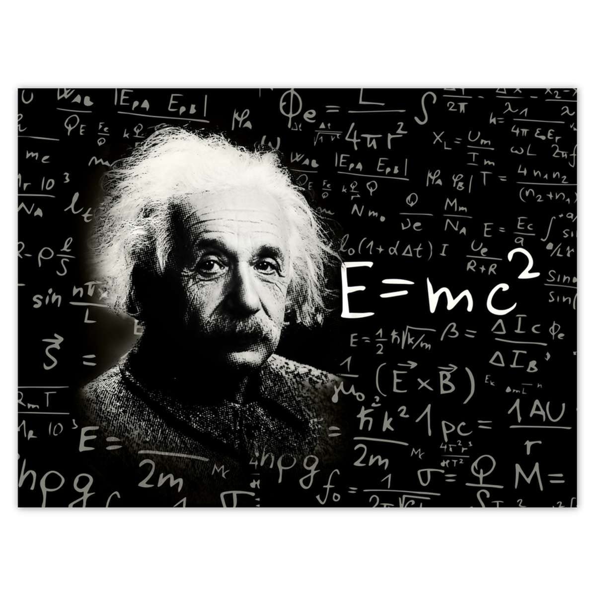 Photo Picture Poster Wall Art Decor 40x30cm Albert Einstein No. H697M_PL1A