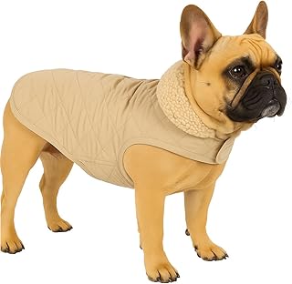 Flamingo Bonnie Hundemantel Beige - Größe A: 35 cm, B: 34-38 cm, C: 50-54 cm, Warm und Bequem, Ideal für Beagle, Zwergschnauzer, Cocker Spaniel und Jack Russell Terrier product image