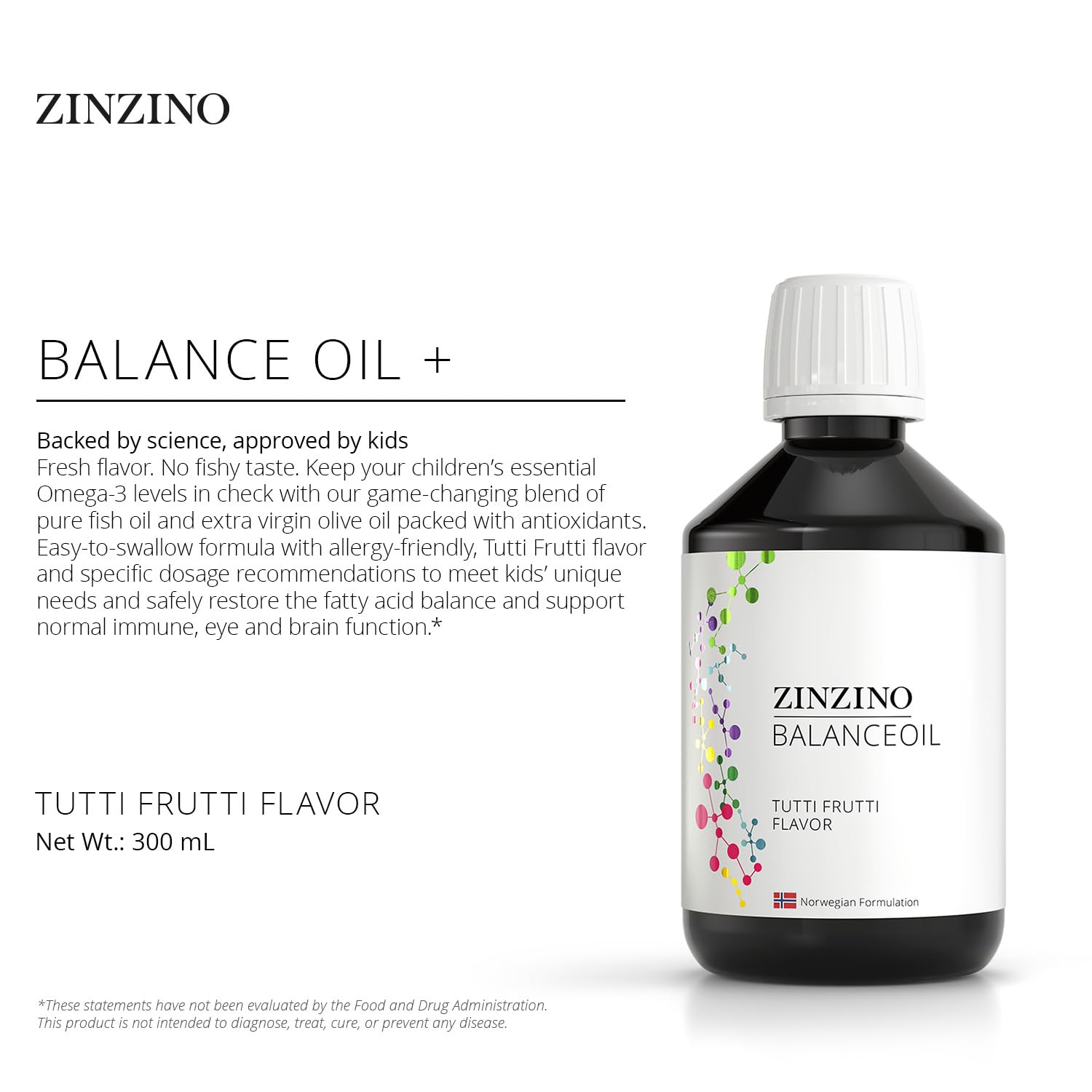 Amazon.com: Zinzino - BalanceOil+ Tutti Frutti - Fish Oil