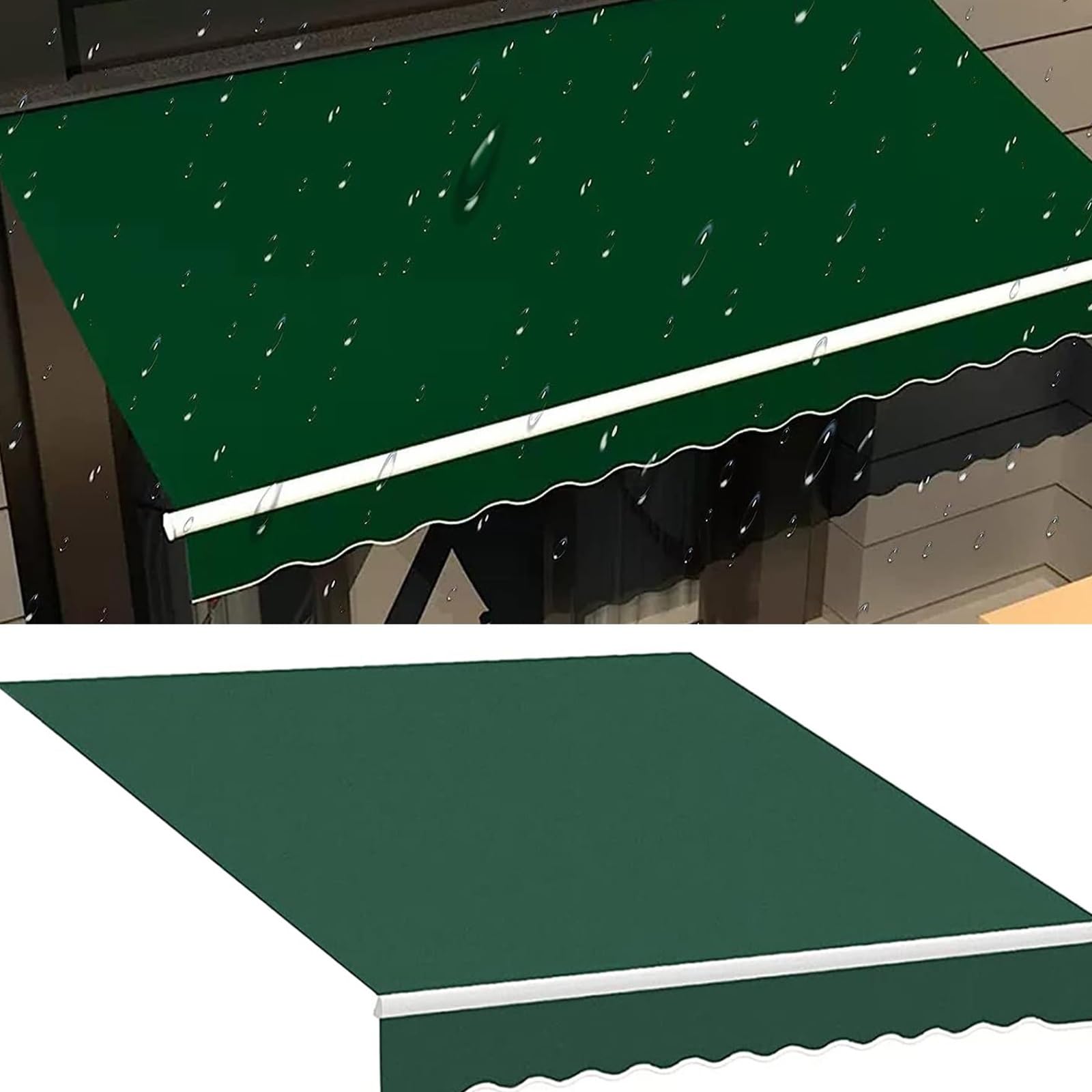 Tissu de rechange pour store usé : résolvez les fuites et décolorations sur votre terrasse 4m