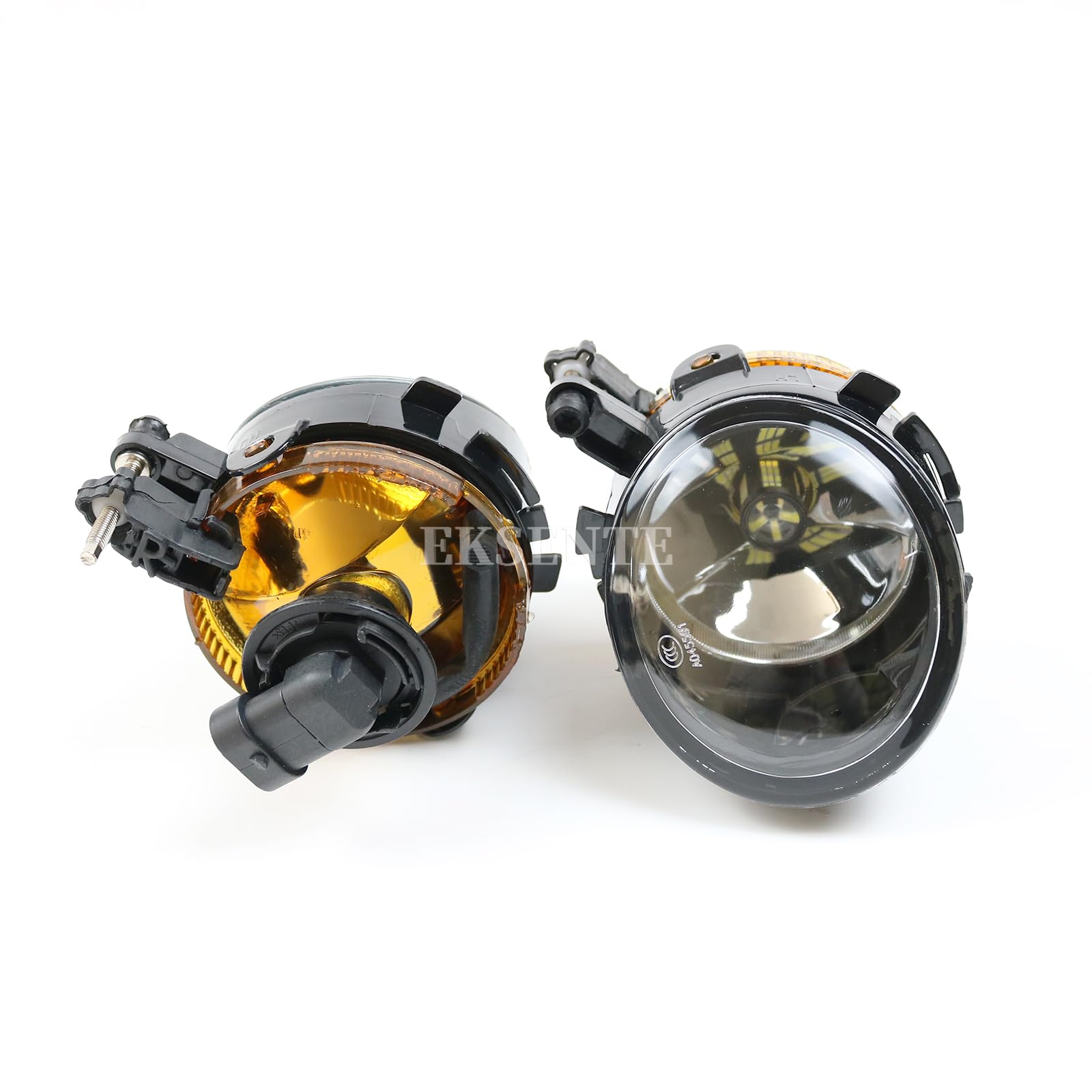 Generic Car Front LED Fog Light With 8W LED Bulbs 6J0941701 6J0941702 FFor Seat Leon 2006 2007 2008 2009 2010 2011 2012 2013, Black