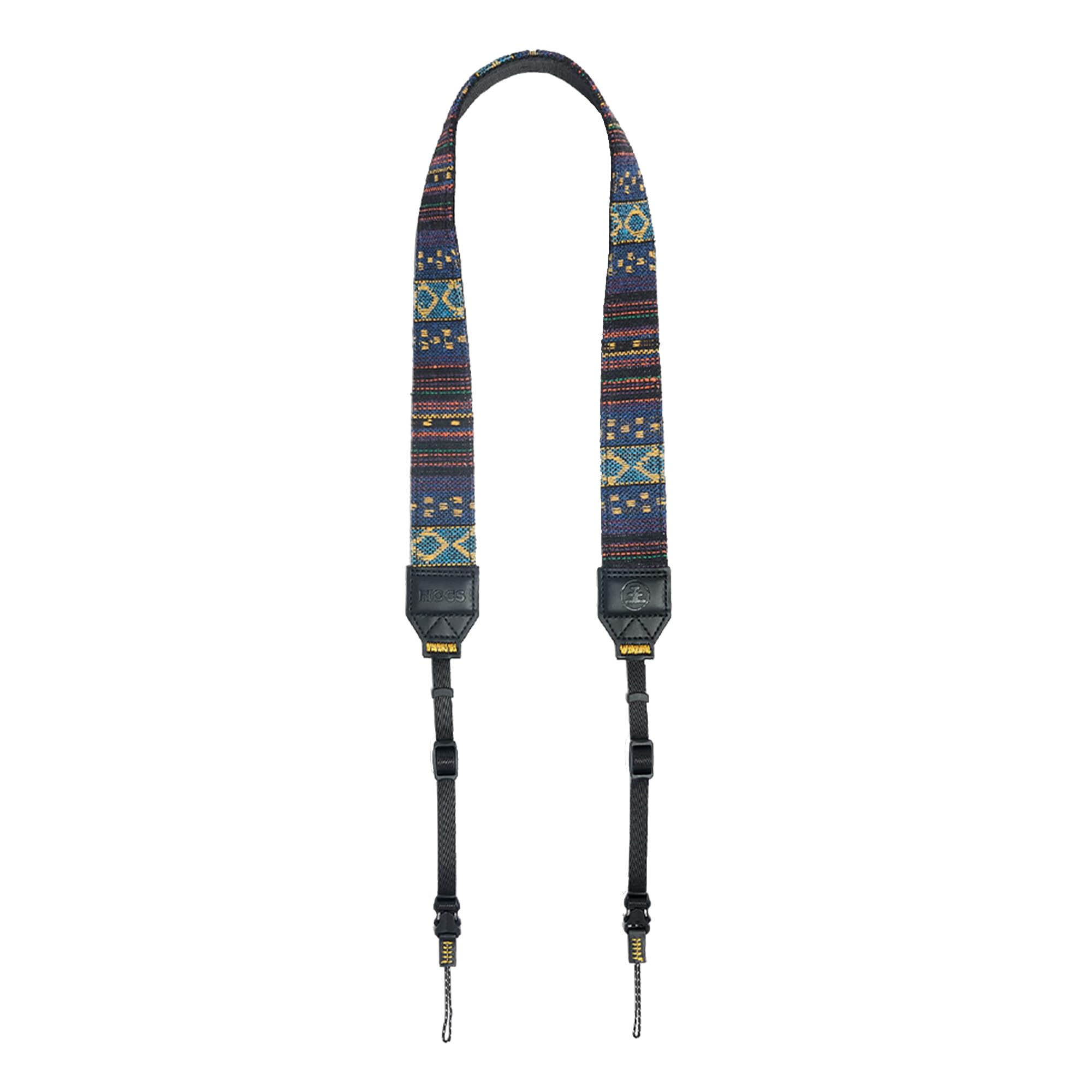 Nocs Provisions NocLoc Woven Tapestry Strap, Binocular & Camera Carry Accessory for All‑Day Comfort Hold - Midnight