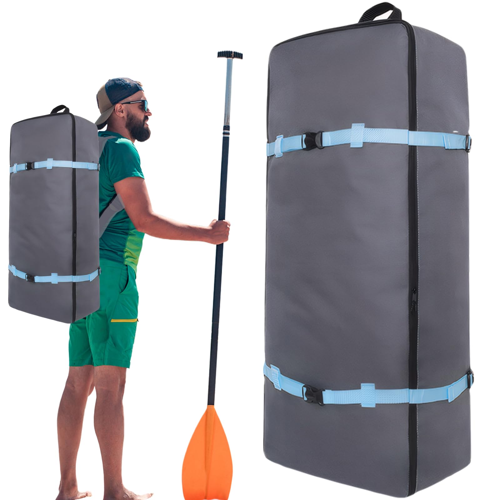 Obelunrp Sac à Pagaie, 35.4x17.3x9.5 Poulche à Dos Paddle