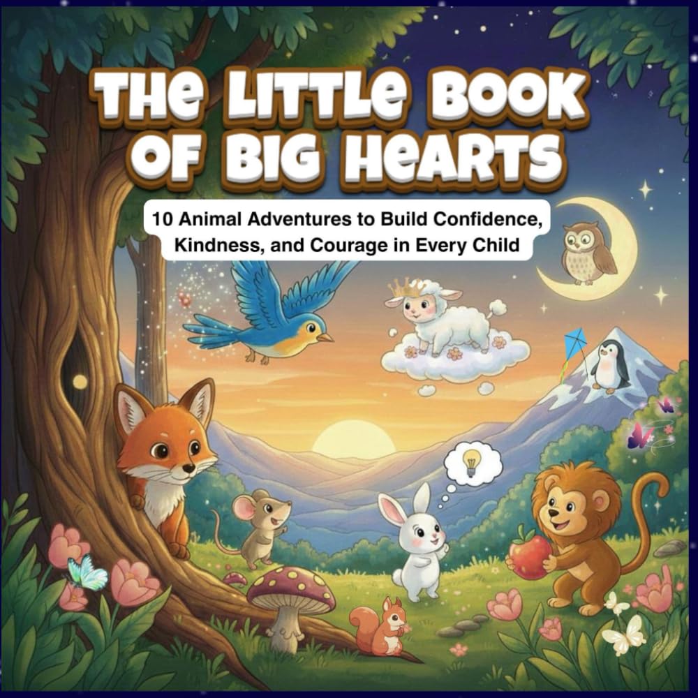 The Little Book of Big Hearts: 10 Animal Adventures To Build Confidence, Kindness and Courage in Every Child