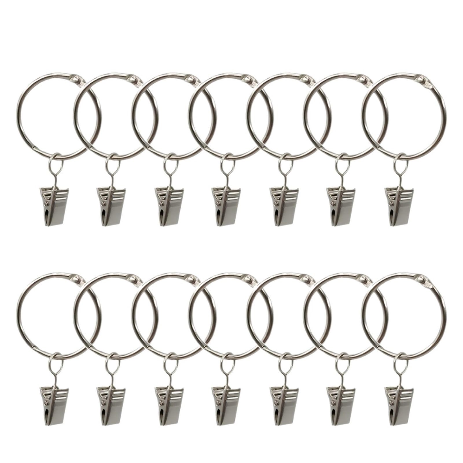 20/40/60 Pezzi Di Clip For Anelli For Tende, For Antiruggine Resistente, Morsetto For For In Metallo For Anelli per Tende(40PCS)