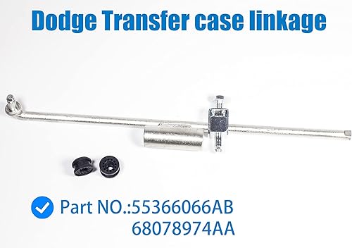 Miniatura 4 de 55366066AB Dodge Transfer Case Shifter Control Linkage +68078974AA Kit de bujes de ojal para Dodge Ram 1500 2500 3500 4500 2008 2009 2010 2011 2012