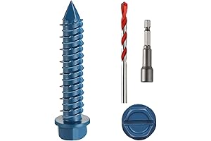 Concrete Screws with Drill Bit: Effortless Concrete Fastening