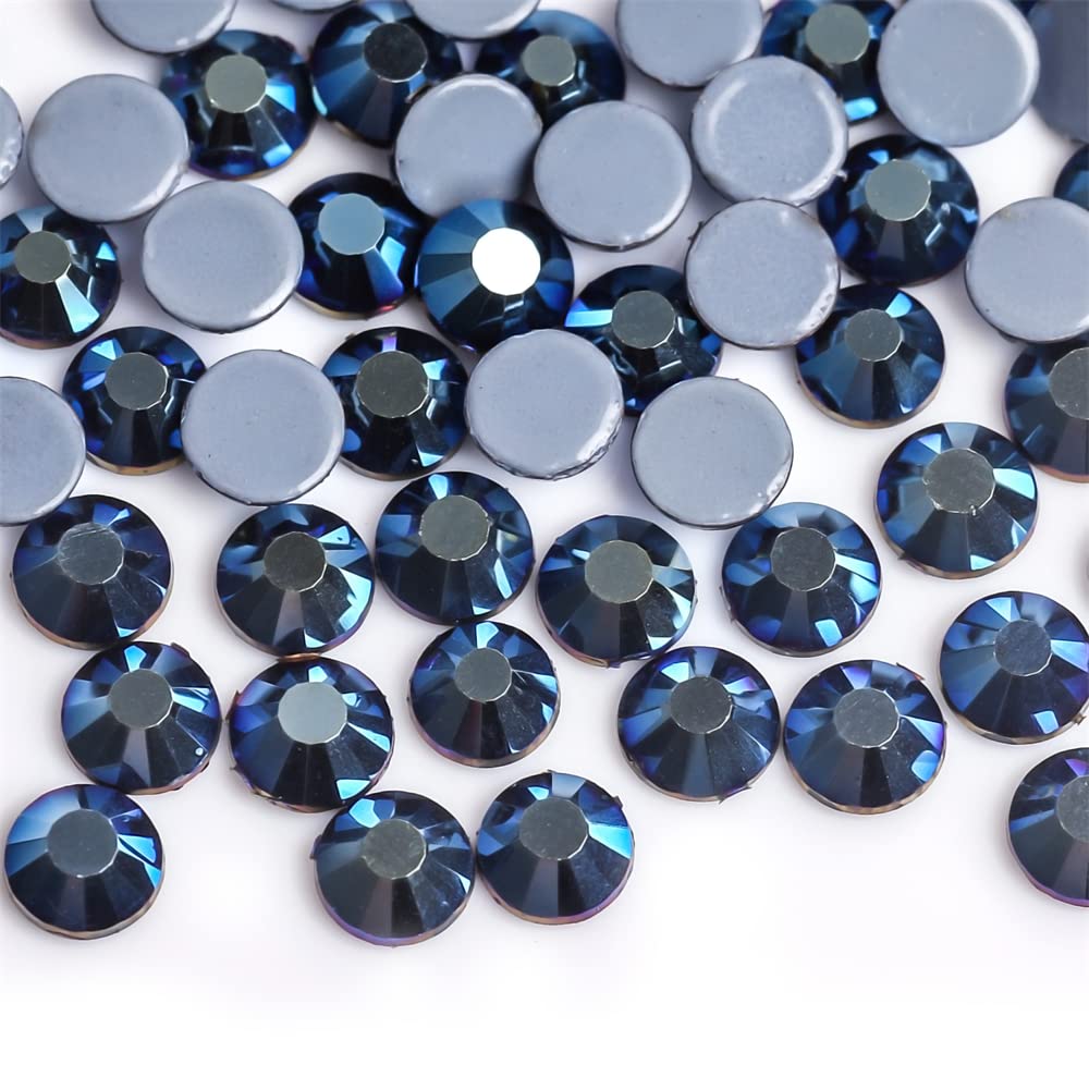 Diamantes Crystal Hotfix Rhinestones, Kryształki do żelazka Hot Fix, wielokolorowe, różne rozmiary, 1000 szt.(Antique Copper,SS20-1440pcs)