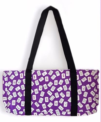 Purple Color Tiles Designer Mah Jongg Set Estuche de transporte suave (solo funda)