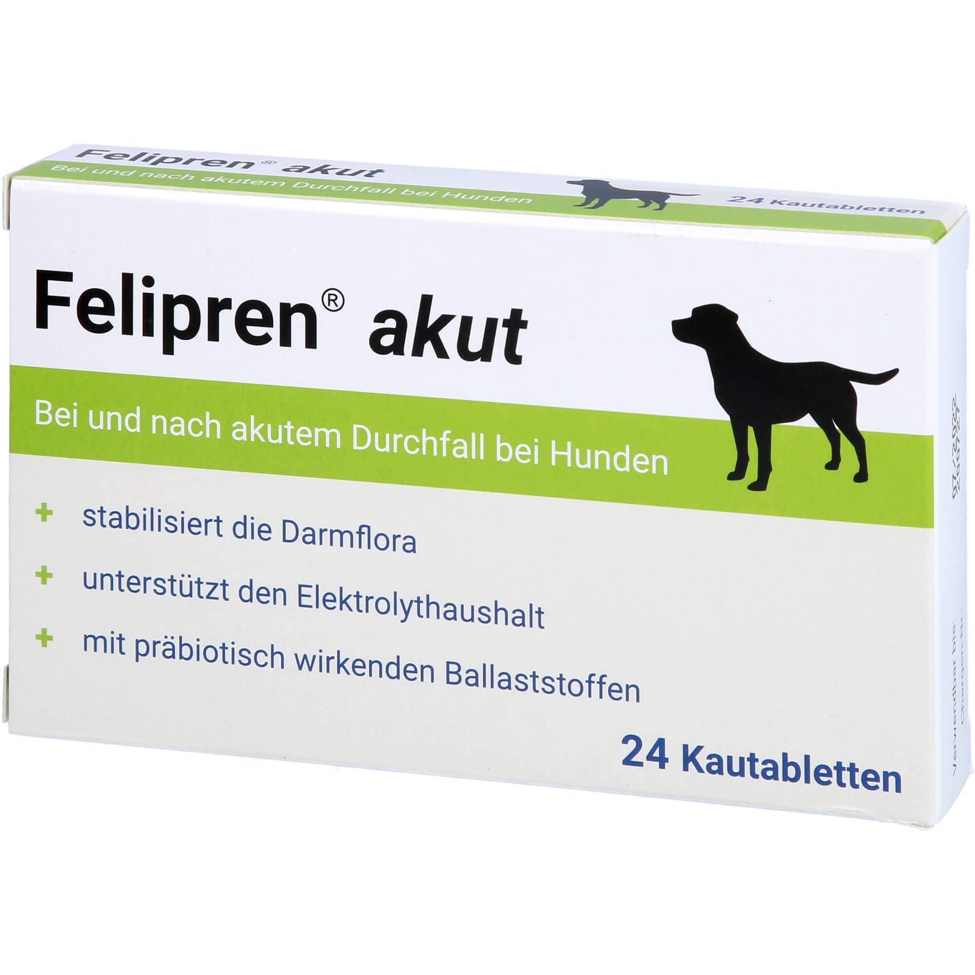 akut Kautabletten für Hunde bei und nach Durchfall – Unterstützung der Darmflora – Durchfallmittel – 24 Stück