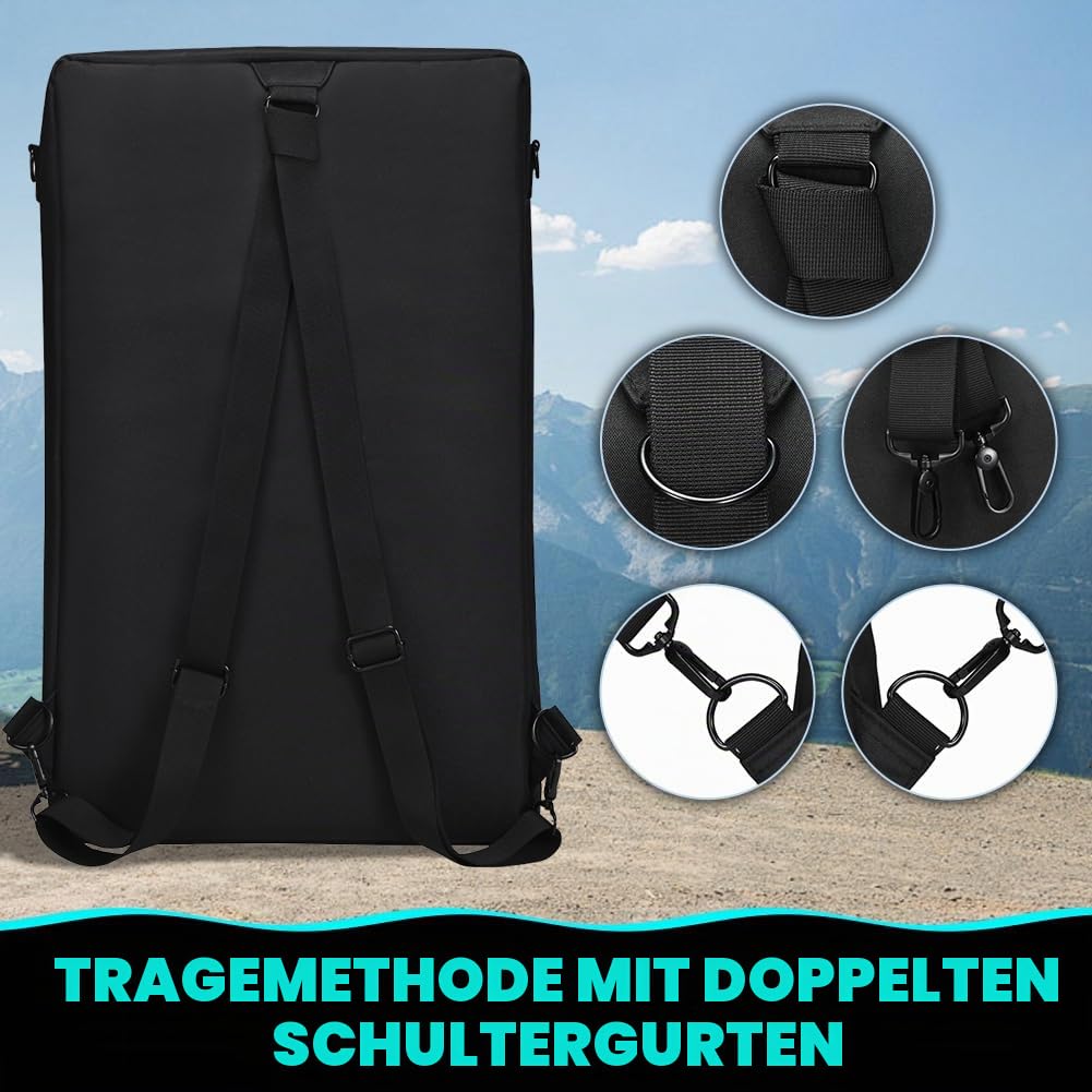 Meijunter DJ Controller Tragetasche Kompatibel mit Pioneer DJ DDJ-SR2/DDJ-SR für Native Instruments Traktor Kontrol S4 Mk3 für Hercules DJ Control Inpulse 500 mit Schulterriemen