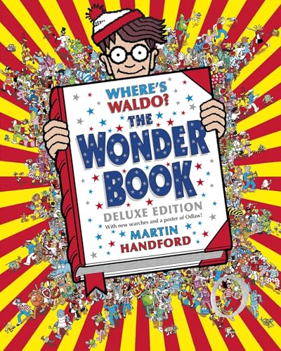Where's Waldo? The Wonder Book: Deluxe Edition with New Searches and Collectible Poster (A Hidden Object Activity Book with Search & Find Puzzles and Spot-the-Difference Game)