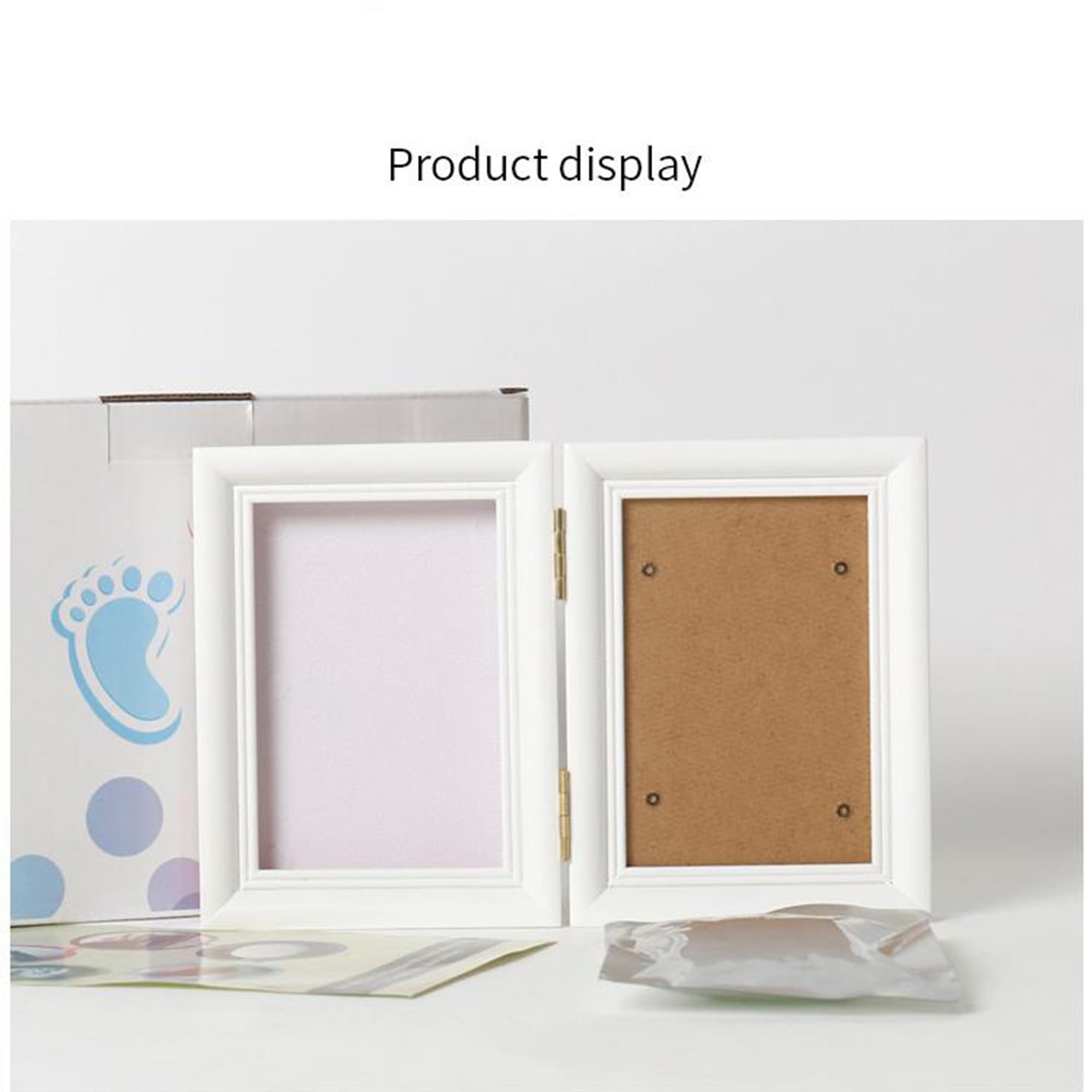 Dog Cat Keepsake Pet Memorial Photo Frame With Clay Paw Print Kit ...