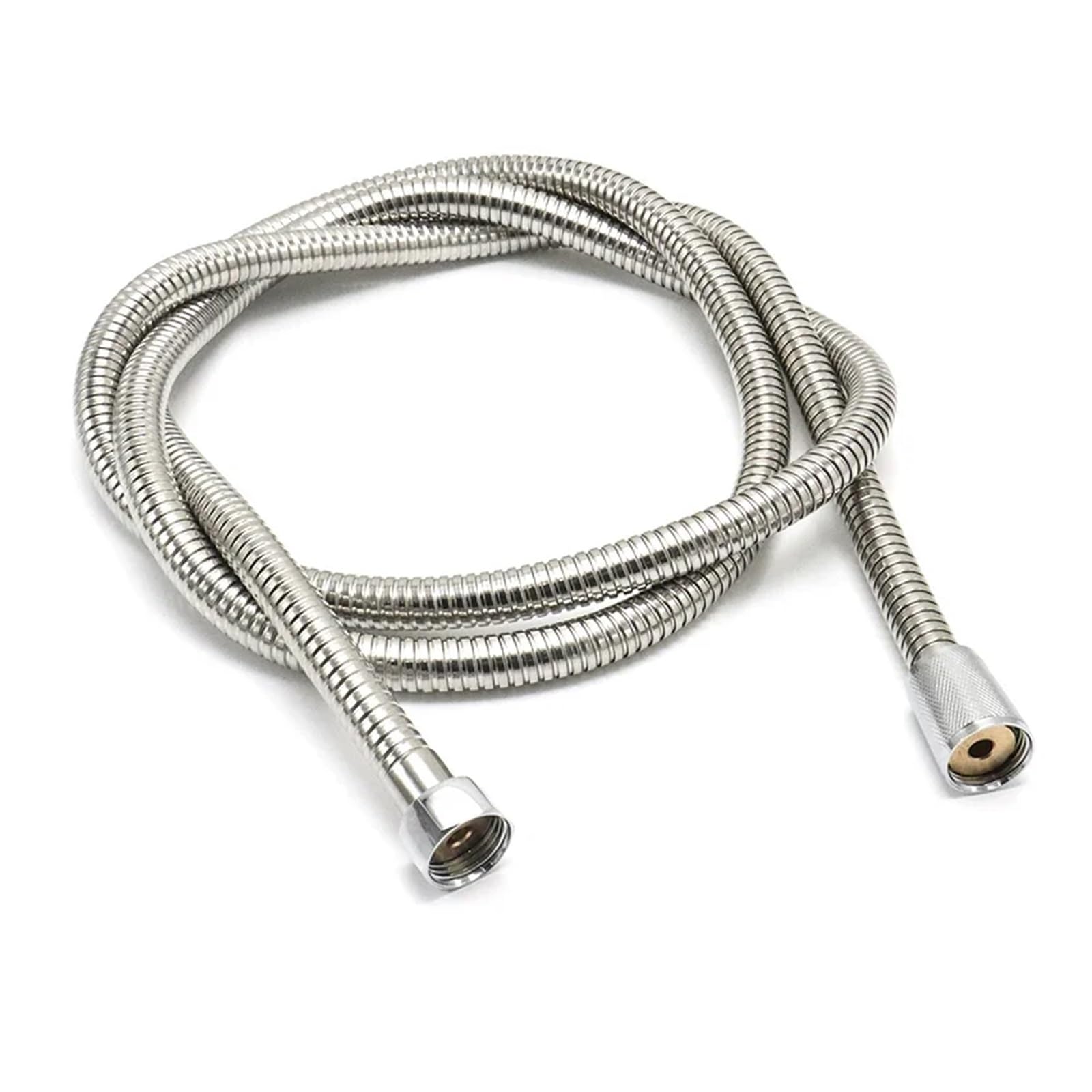 Puyuna Sliver Bathroom Shower Head Stainless Steel Flexible Hose Multicolor 2-3M For Low Water Pressure(,2.5M)