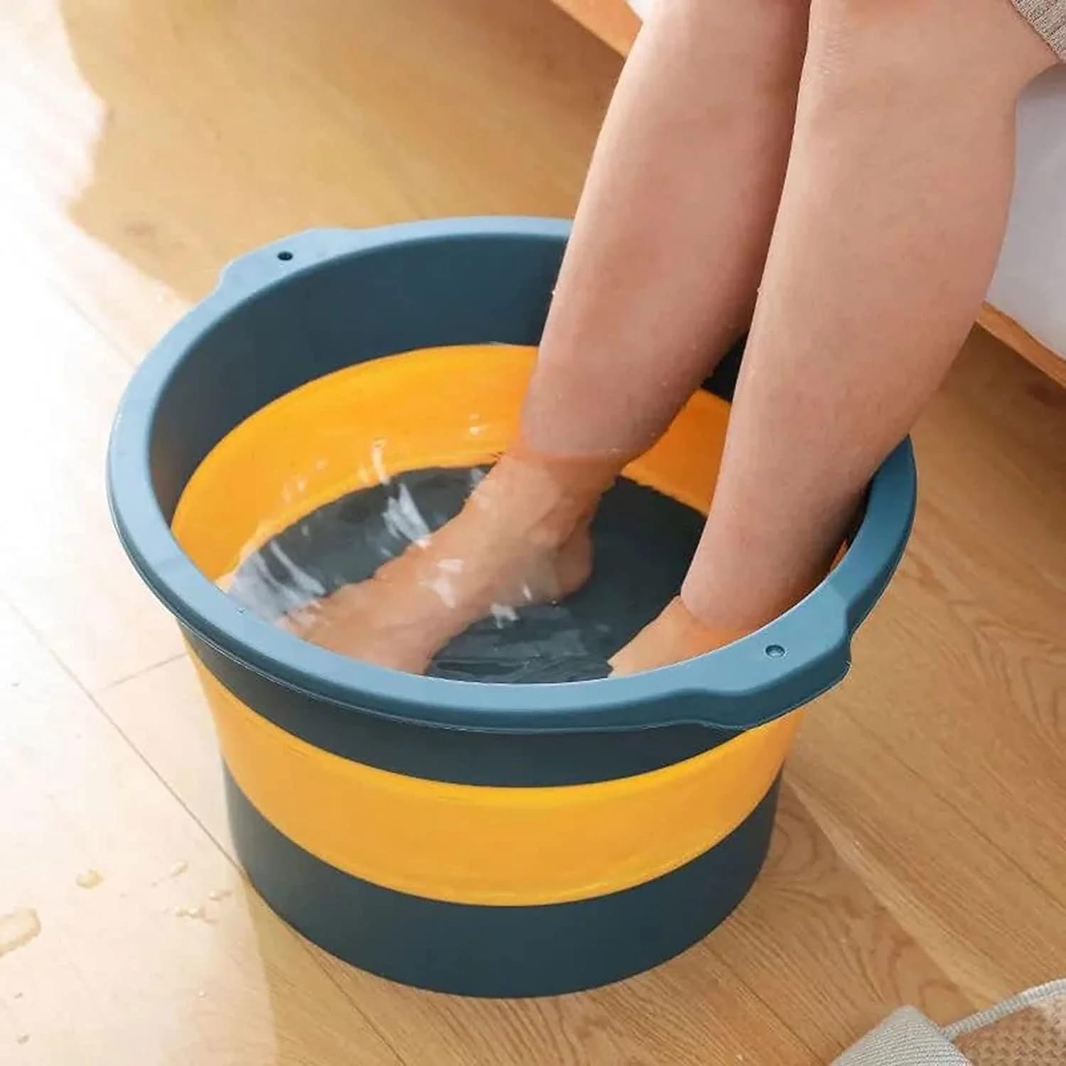 Suicune Foldable Foot Spa Massage, Basin Foot Bucket for Soaking Feet, Toe Nails, and Ankles, Pedicure