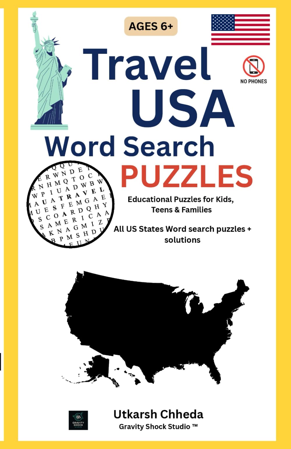 Travel USA Word Search Puzzles: Explore USA, Capitals, Cities & Landmarks - Expand Vocabulary, Boost Memory & Have Fun! All States Included (Geography Quests Puzzles)