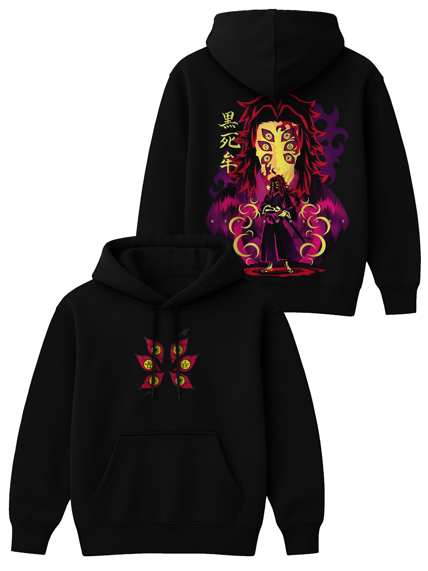 rarepanda Mens Demon Slayer Printed Hoodie for Men Premium Casual Sweatshirt Man, Branded and Stylish Hoodies for Men Regular Fit Stylish Wear Comfort-picture-40