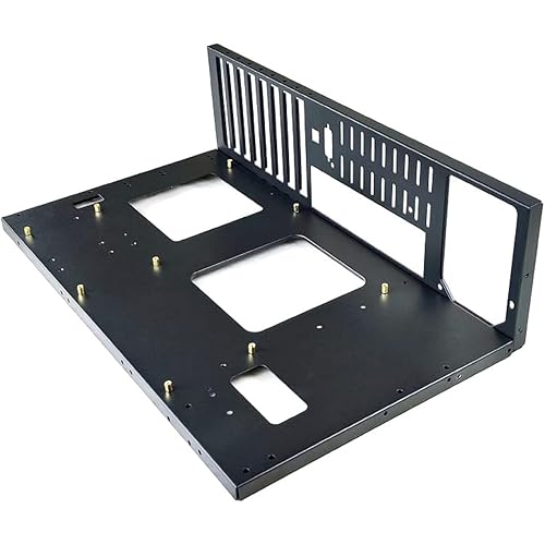 DIY Pc Test Bench, ATX Open Chassis Case Rack for ATX/M-ATX/ITX Motherboards,Widely Body Heat Dissipation Design Open Air Pc Case, SSD Motherboards Accessories