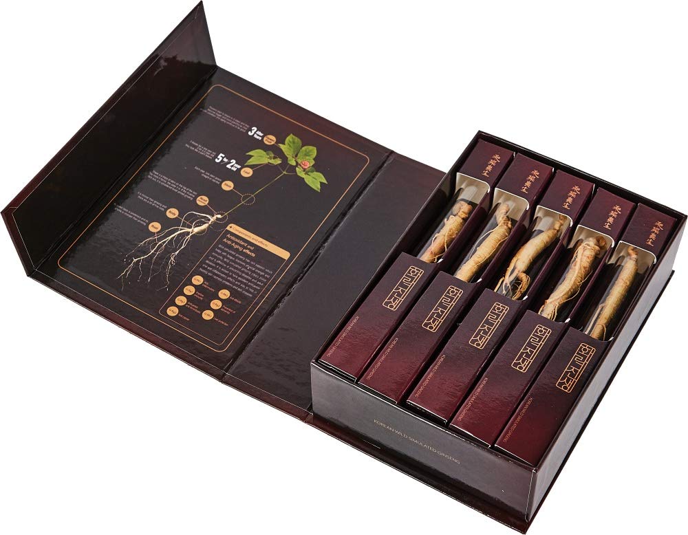 WOORIDO Hwarak Ginseng, Korean Wild Ginseng, Enjoy Luxury Ginseng Root as Tea or Different Various Cooking, Korea Traditional Healthy Secret